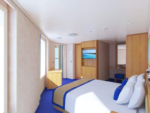 Carnival Radiance Premium Vista Balcony (9C) cabin, photo 3 of 3 Carnival Radiance Premium Vista Balcony (9C) cabin, photo 3 of 3