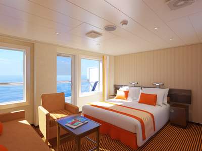 Carnival Radiance Ocean Suite (OS) cabin, photo 1 of 2