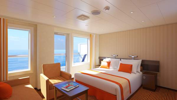 Carnival Radiance Ocean Suite (OS) cabin, photo 1 of 2 Carnival Radiance Ocean Suite (OS) cabin, photo 1 of 2