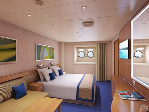 Carnival Radiance Porthole (PT) cabin, photo 2 of 2 Carnival Radiance Porthole (PT) cabin, photo 2 of 2