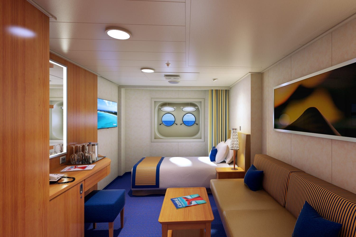 Carnival Horizon Interior Upper/Lower (1A) cabin, photo 10 of 12