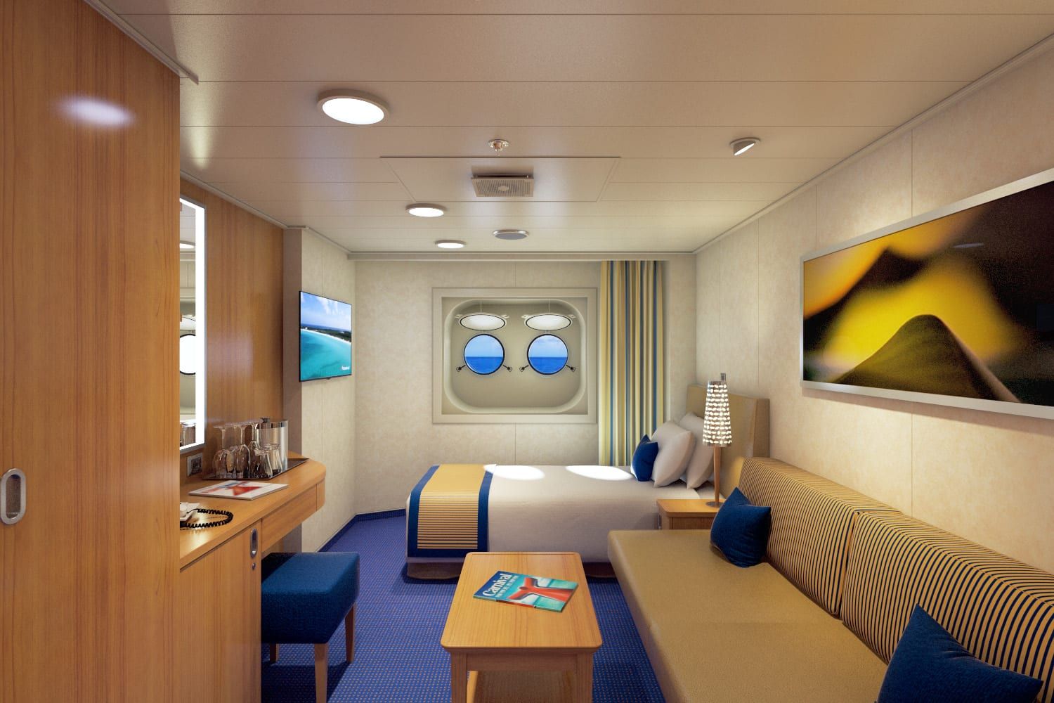 Carnival Horizon Interior Upper/Lower (1A) cabin, photo 11 of 12