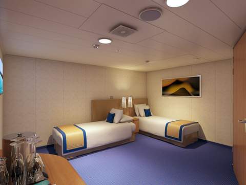 Carnival Horizon Interior - Accessible (4C) cabin Carnival Horizon Interior - Accessible (4C) cabin