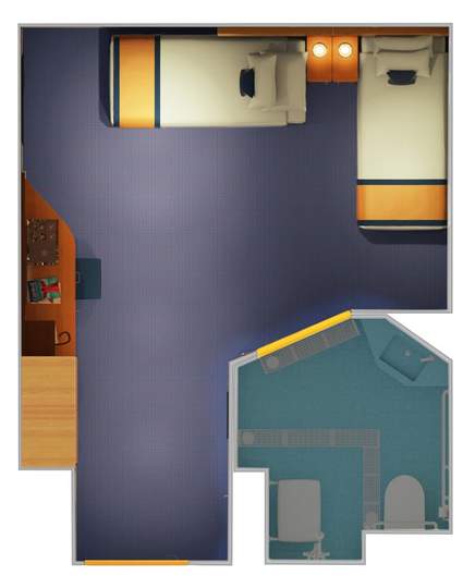 Carnival Panorama Interior - Accessible (4F) floor plan, photo 1 of 2 Carnival Panorama Interior - Accessible (4F) floor plan, photo 1 of 2