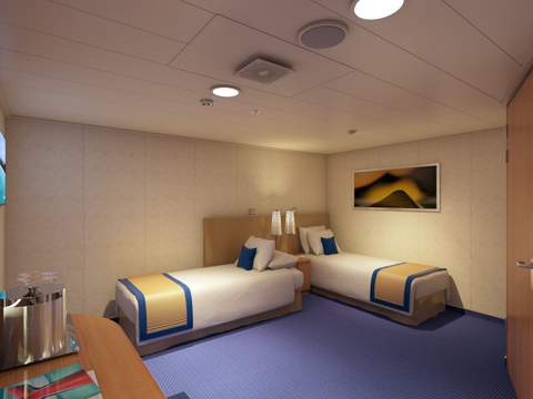 Carnival Horizon Interior - Accessible (4F) cabin, photo 2 of 3 Carnival Horizon Interior - Accessible (4F) cabin, photo 2 of 3