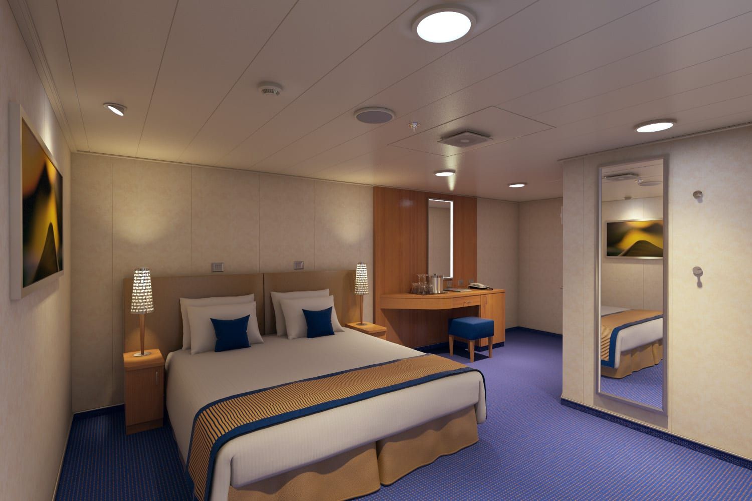 Carnival Horizon Interior - Accessible (4F) cabin, photo 3 of 3