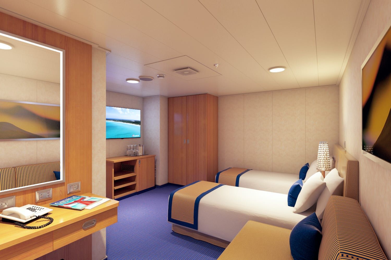 Carnival Horizon Interior (4F) cabin, photo 2 of 2