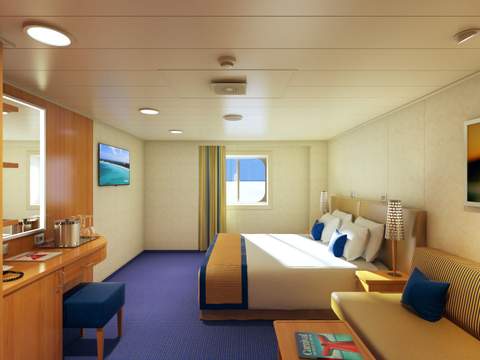 Carnival Horizon Interior with Picture Window (Walkway View) - Accessible (4J) cabin, photo 3 of 5 Carnival Horizon Interior with Picture Window (Walkway View) - Accessible (4J) cabin, photo 3 of 5