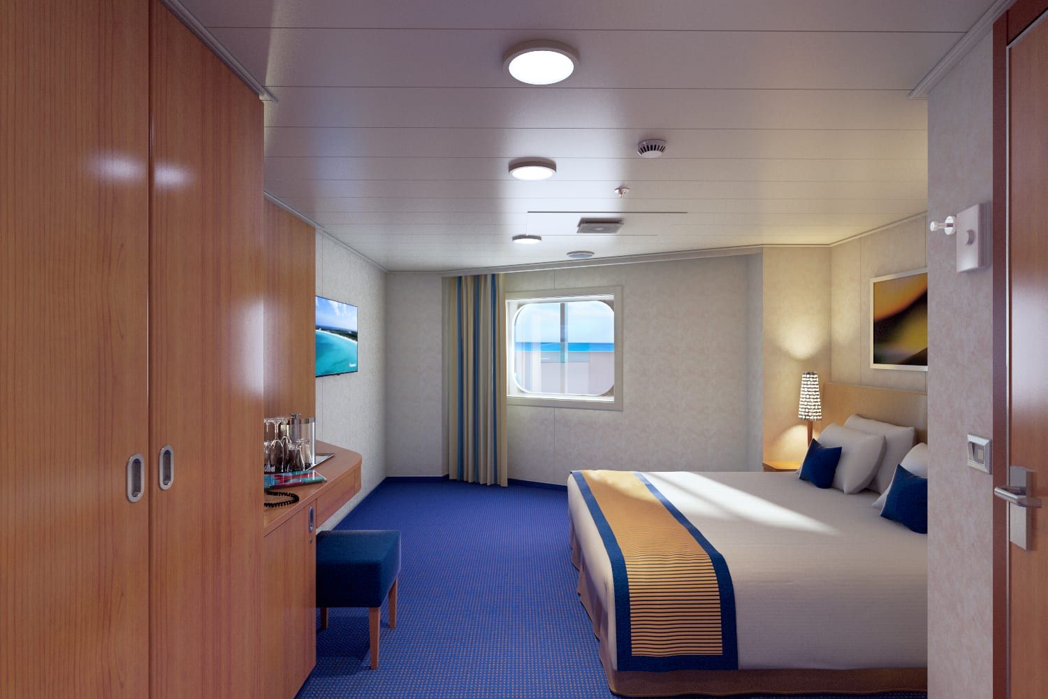 Carnival Horizon Interior with Picture Window (Walkway View) (4J) cabin, photo 9 of 16