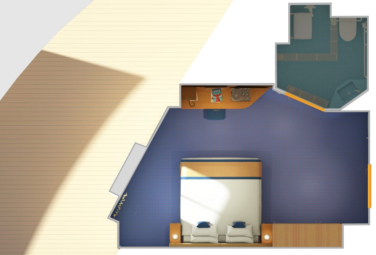 Carnival Panorama Interior with Picture Window (Walkway View) - Accessible (4J) floor plan, photo 4 of 4