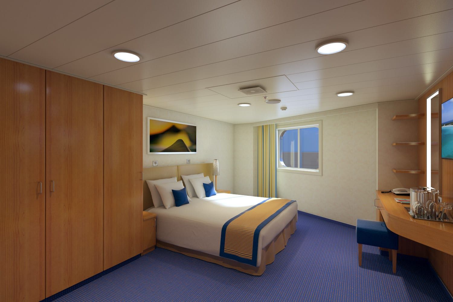 Carnival Horizon Interior with Picture Window (Walkway View) - Accessible (4J) cabin, photo 5 of 5