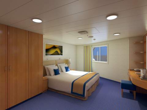 Carnival Horizon Interior with Picture Window (Walkway View) - Accessible (4J) cabin, photo 5 of 5 Carnival Horizon Interior with Picture Window (Walkway View) - Accessible (4J) cabin, photo 5 of 5
