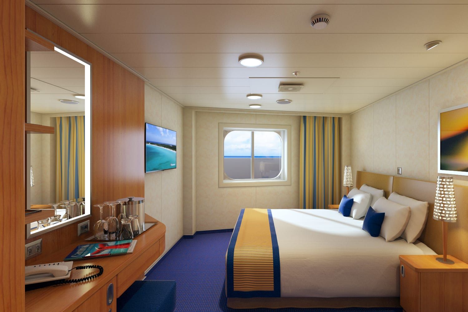 Carnival Horizon Interior with Picture Window (Walkway View) (4J) cabin, photo 11 of 16