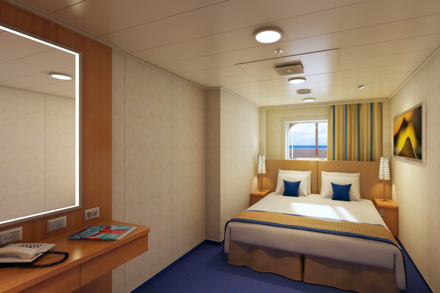 Carnival Horizon Interior with Picture Window (Walkway View) (4J) cabin, photo 12 of 16