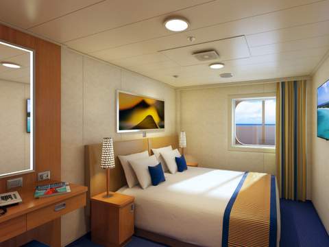 Carnival Horizon Interior with Picture Window (Walkway View) (4J) cabin, photo 13 of 16 Carnival Horizon Interior with Picture Window (Walkway View) (4J) cabin, photo 13 of 16