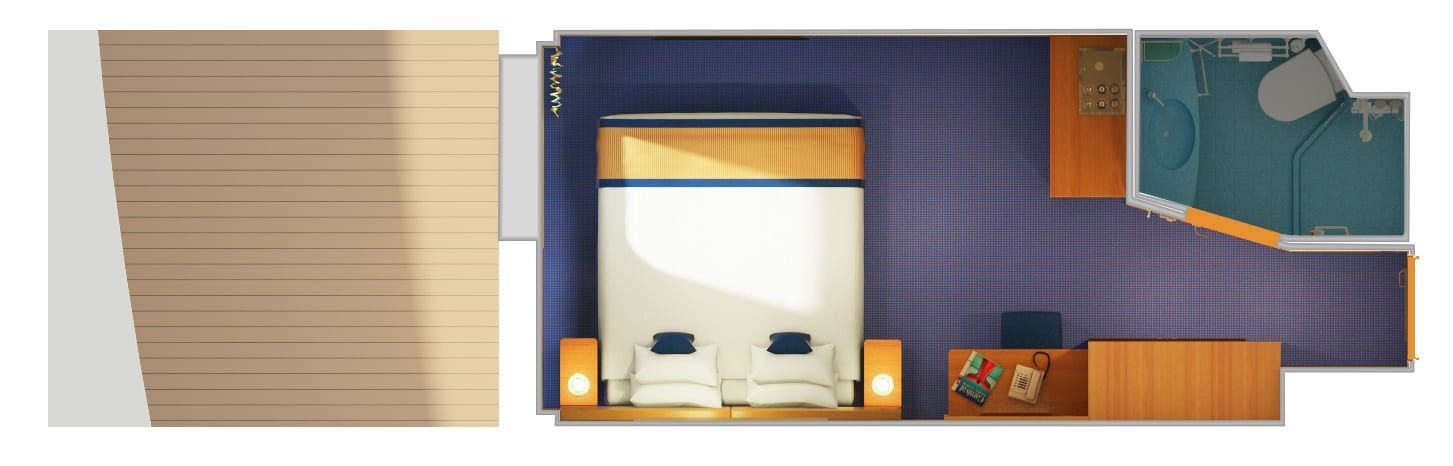 Carnival Panorama Interior with Picture Window (Walkway View) (4J) floor plan, photo 5 of 11