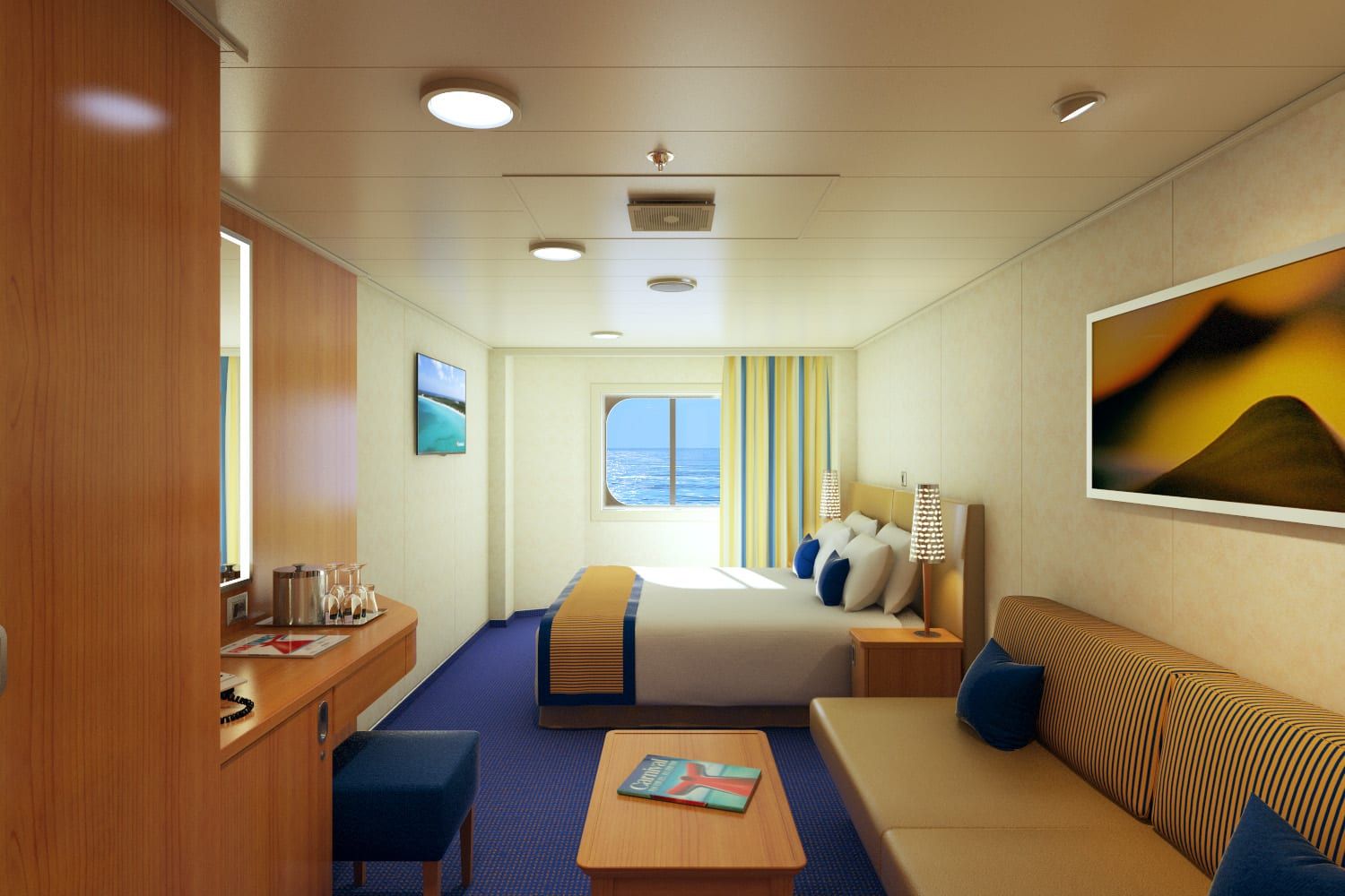 Carnival Horizon Ocean View (6A) cabin, photo 3 of 4