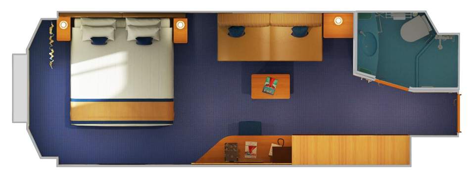 Carnival Vista Ocean View (6B) floor plan, photo 1 of 2 Carnival Vista Ocean View (6B) floor plan, photo 1 of 2