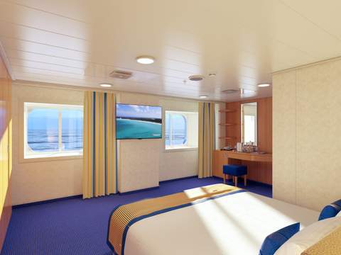 Carnival Horizon Ocean View (6A) cabin, photo 4 of 4 Carnival Horizon Ocean View (6A) cabin, photo 4 of 4