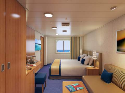 Carnival Horizon Ocean View (Obstructed View) (6B) cabin, photo 2 of 2 Carnival Horizon Ocean View (Obstructed View) (6B) cabin, photo 2 of 2