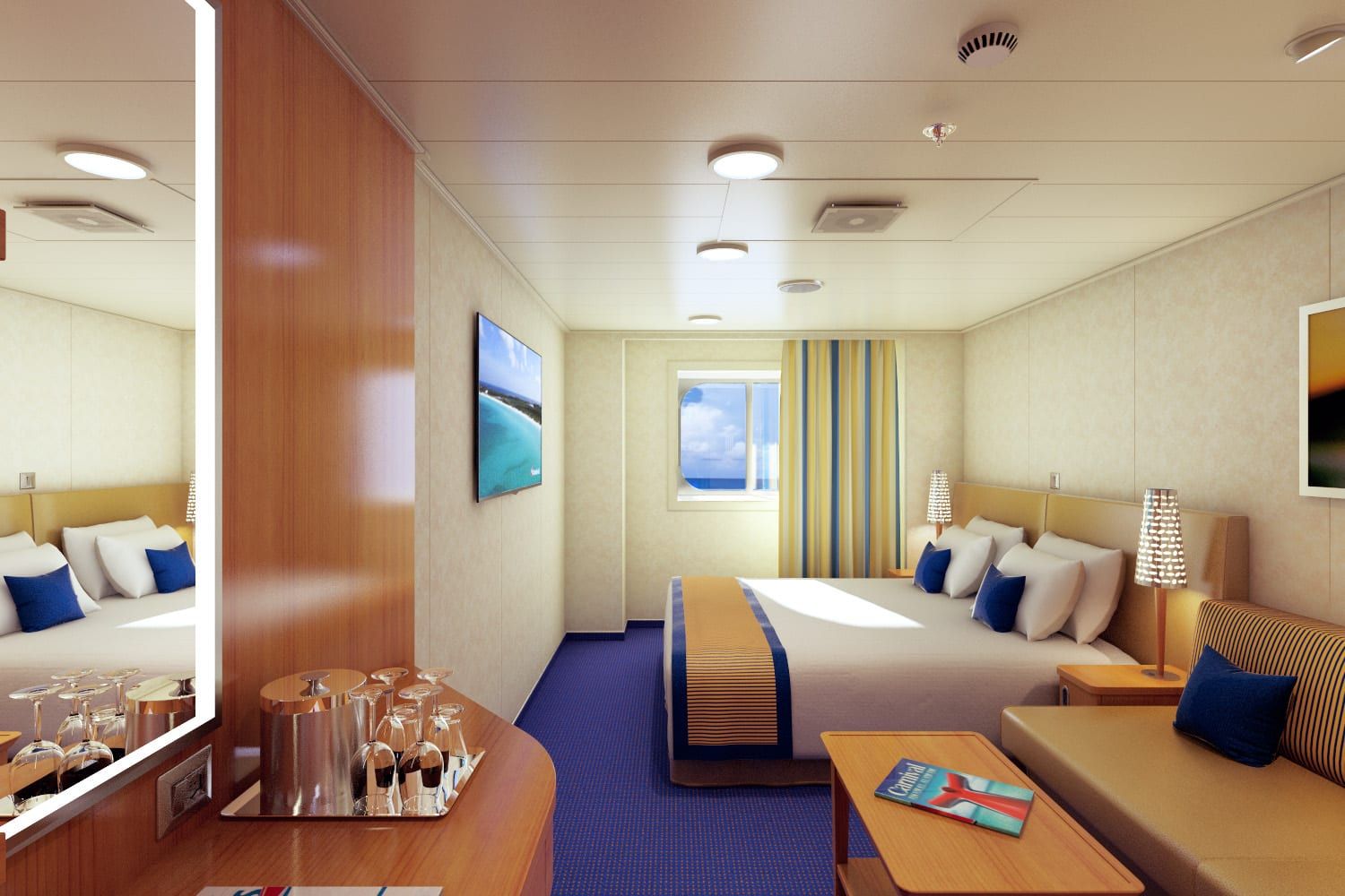 Carnival Horizon Deluxe Ocean View (6L) cabin, photo 2 of 2