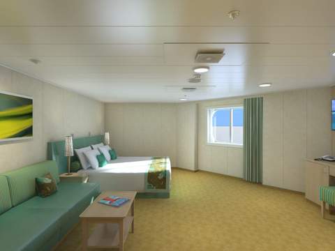 Carnival Horizon Cloud 9 Spa Ocean View (Walkway View) - Accessible (6S) cabin, photo 1 of 2 Carnival Horizon Cloud 9 Spa Ocean View (Walkway View) - Accessible (6S) cabin, photo 1 of 2