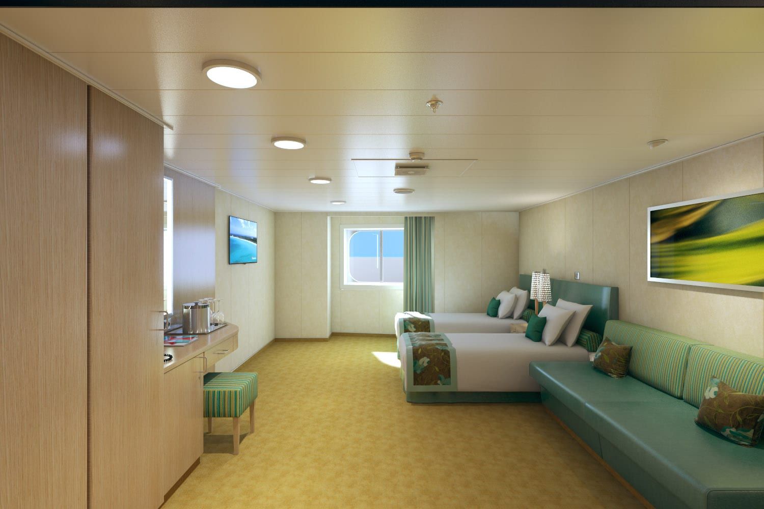 Carnival Horizon Cloud 9 Spa Ocean View (Walkway View) - Accessible (6S) cabin, photo 2 of 2