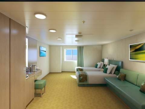 Carnival Horizon Cloud 9 Spa Ocean View (Walkway View) - Accessible (6S) cabin, photo 2 of 2 Carnival Horizon Cloud 9 Spa Ocean View (Walkway View) - Accessible (6S) cabin, photo 2 of 2