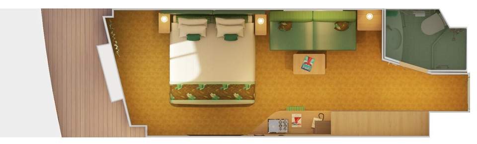 Carnival Horizon Cloud 9 Spa Ocean View (Walkway View) (6T) floor plan, photo 1 of 2 Carnival Horizon Cloud 9 Spa Ocean View (Walkway View) (6T) floor plan, photo 1 of 2