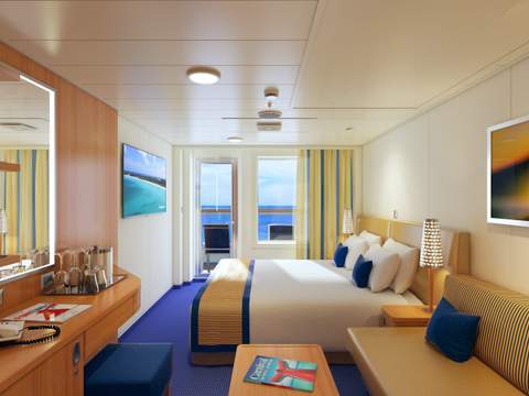 Carnival Horizon Balcony (8A) cabin, photo 3 of 4 Carnival Horizon Balcony (8A) cabin, photo 3 of 4