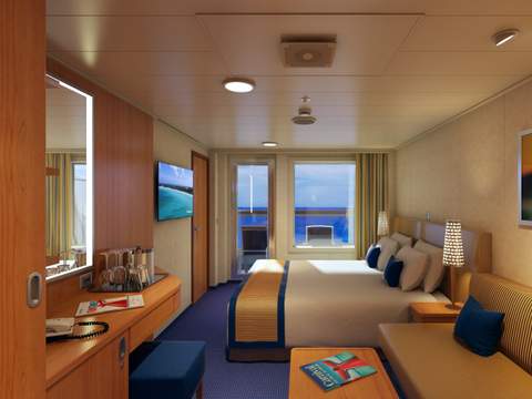 Carnival Horizon Balcony (8A) cabin, photo 4 of 4 Carnival Horizon Balcony (8A) cabin, photo 4 of 4