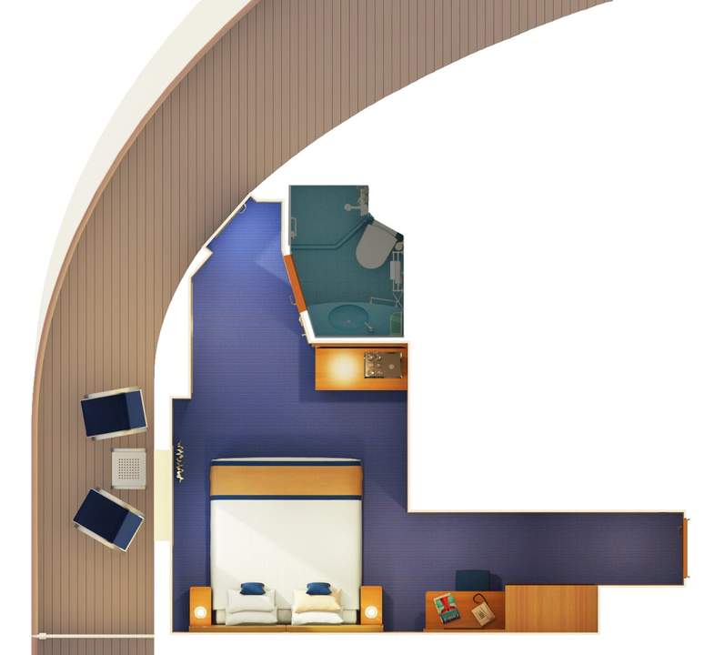 Carnival Vista Premium Vista Balcony (9C) floor plan, photo 1 of 2 Carnival Vista Premium Vista Balcony (9C) floor plan, photo 1 of 2