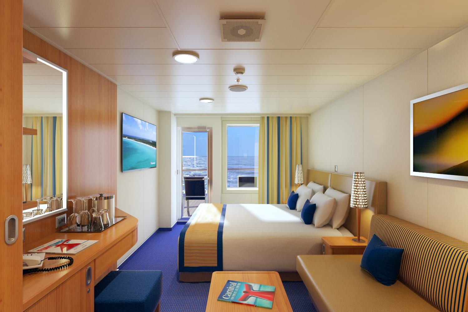 Carnival Vista Aft-View Extended Balcony (8N) cabin, photo 1 of 3