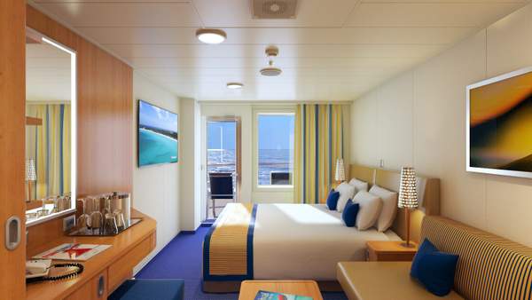 Carnival Vista Aft-View Extended Balcony (8N) cabin, photo 1 of 3 Carnival Vista Aft-View Extended Balcony (8N) cabin, photo 1 of 3