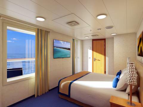 Carnival Horizon Premium Balcony (9B) cabin, photo 3 of 4 Carnival Horizon Premium Balcony (9B) cabin, photo 3 of 4