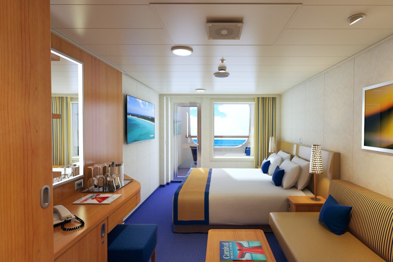Carnival Horizon Cove Balcony (7C) cabin