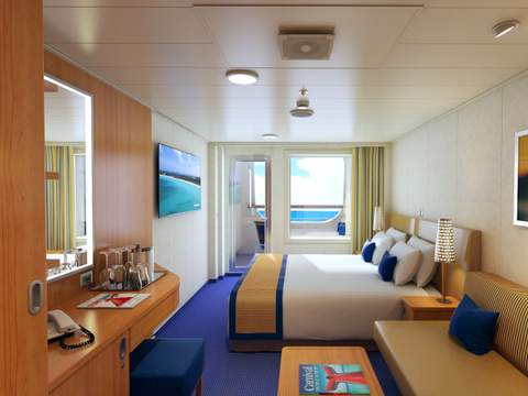 Carnival Horizon Cove Balcony (7C) cabin Carnival Horizon Cove Balcony (7C) cabin
