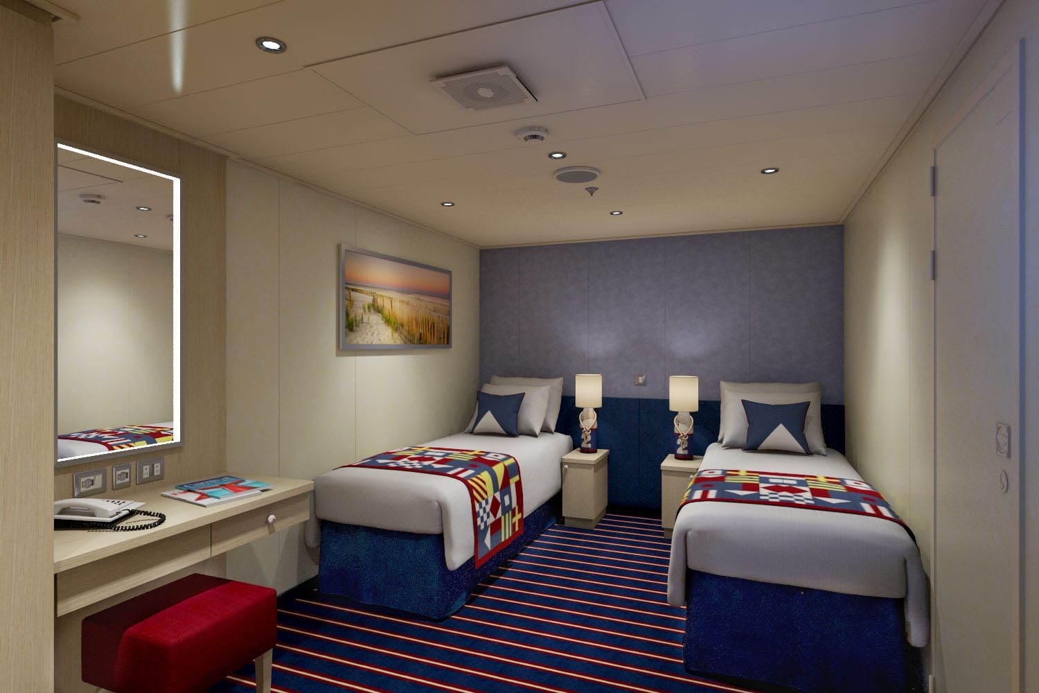 Carnival Horizon Family Harbor Interior (FA) cabin, photo 3 of 3