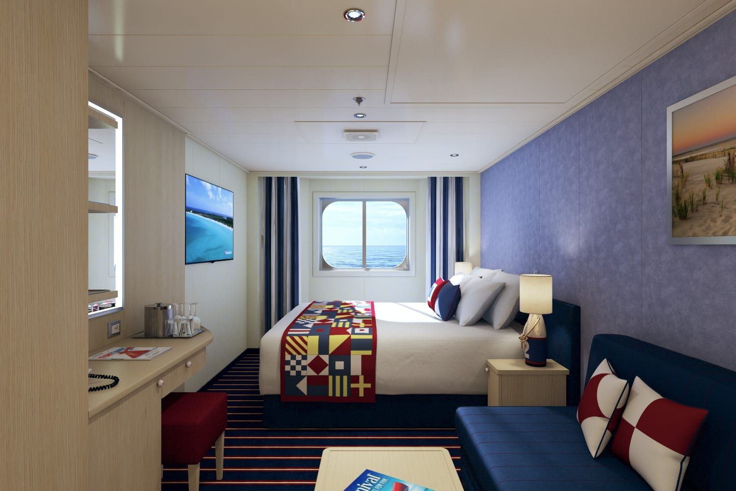 Carnival Horizon Family Harbor Ocean View (Obstructed View) (FE) cabin, photo 3 of 9