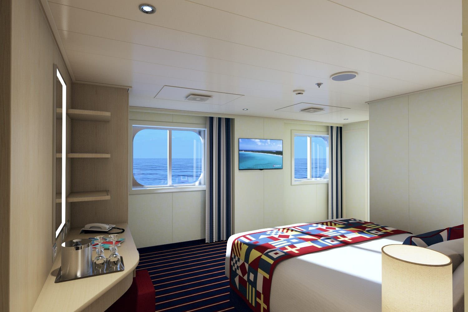 Carnival Horizon Family Harbor Ocean View (Obstructed View) - Accessible (FE) cabin, photo 2 of 2