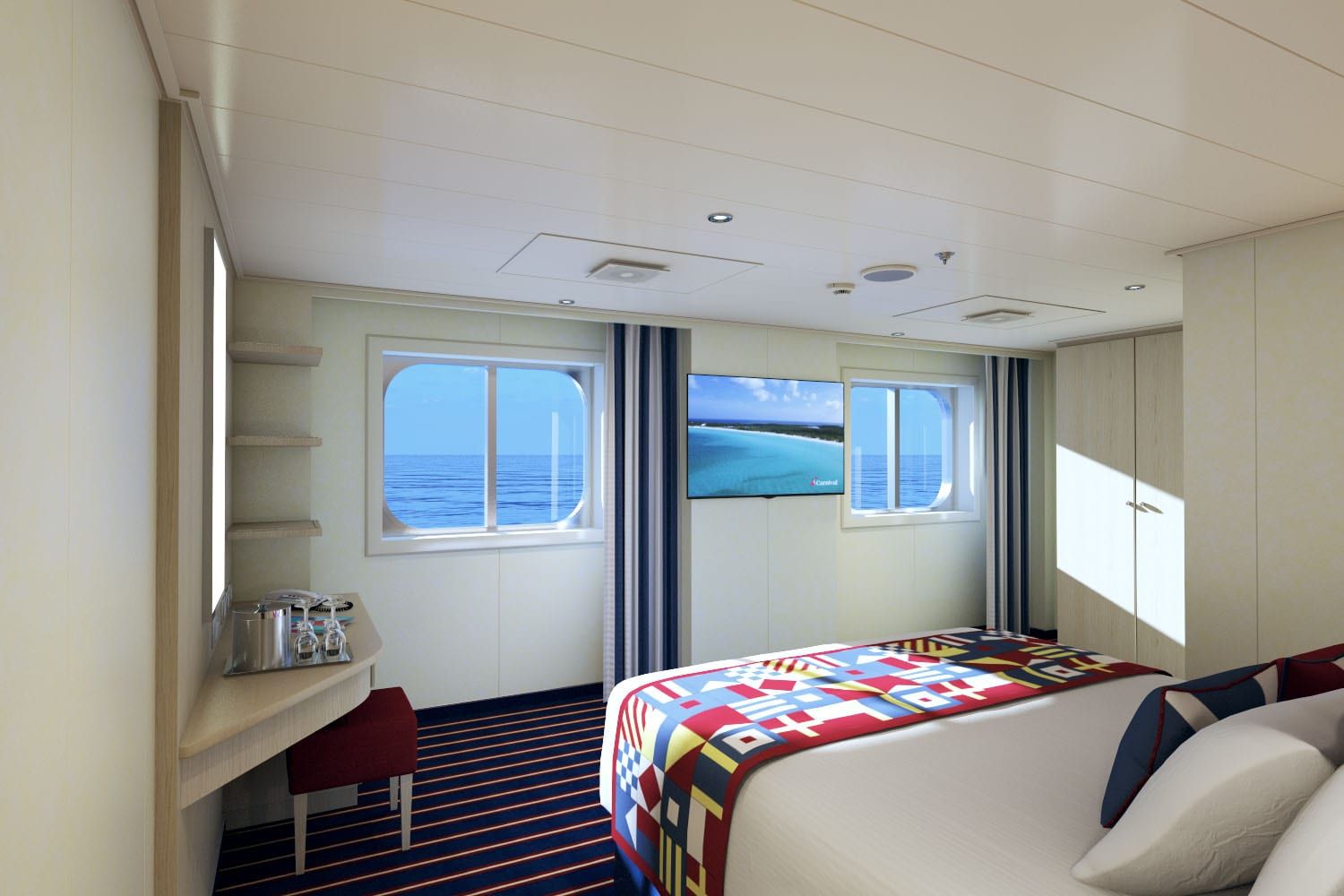 Carnival Horizon Family Harbor Ocean View (Obstructed View) (FE) cabin, photo 5 of 9