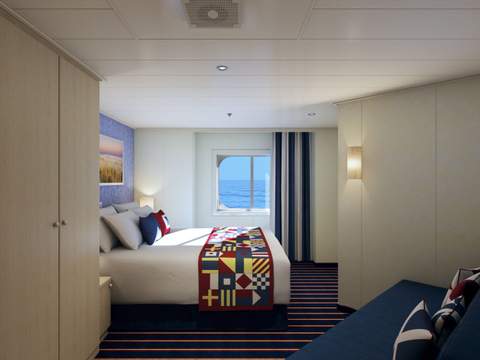 Carnival Horizon Family Harbor Ocean View (Obstructed View) (FE) cabin, photo 7 of 9 Carnival Horizon Family Harbor Ocean View (Obstructed View) (FE) cabin, photo 7 of 9