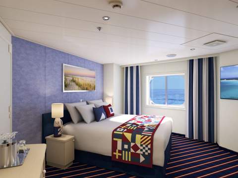 Carnival Horizon Family Harbor Ocean View (Obstructed View) (FE) cabin, photo 8 of 9 Carnival Horizon Family Harbor Ocean View (Obstructed View) (FE) cabin, photo 8 of 9