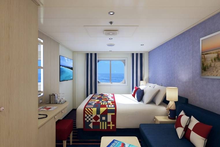 Carnival Vista Family Harbor Ocean View (Obstructed View) (FE) cabin, photo 1 of 8