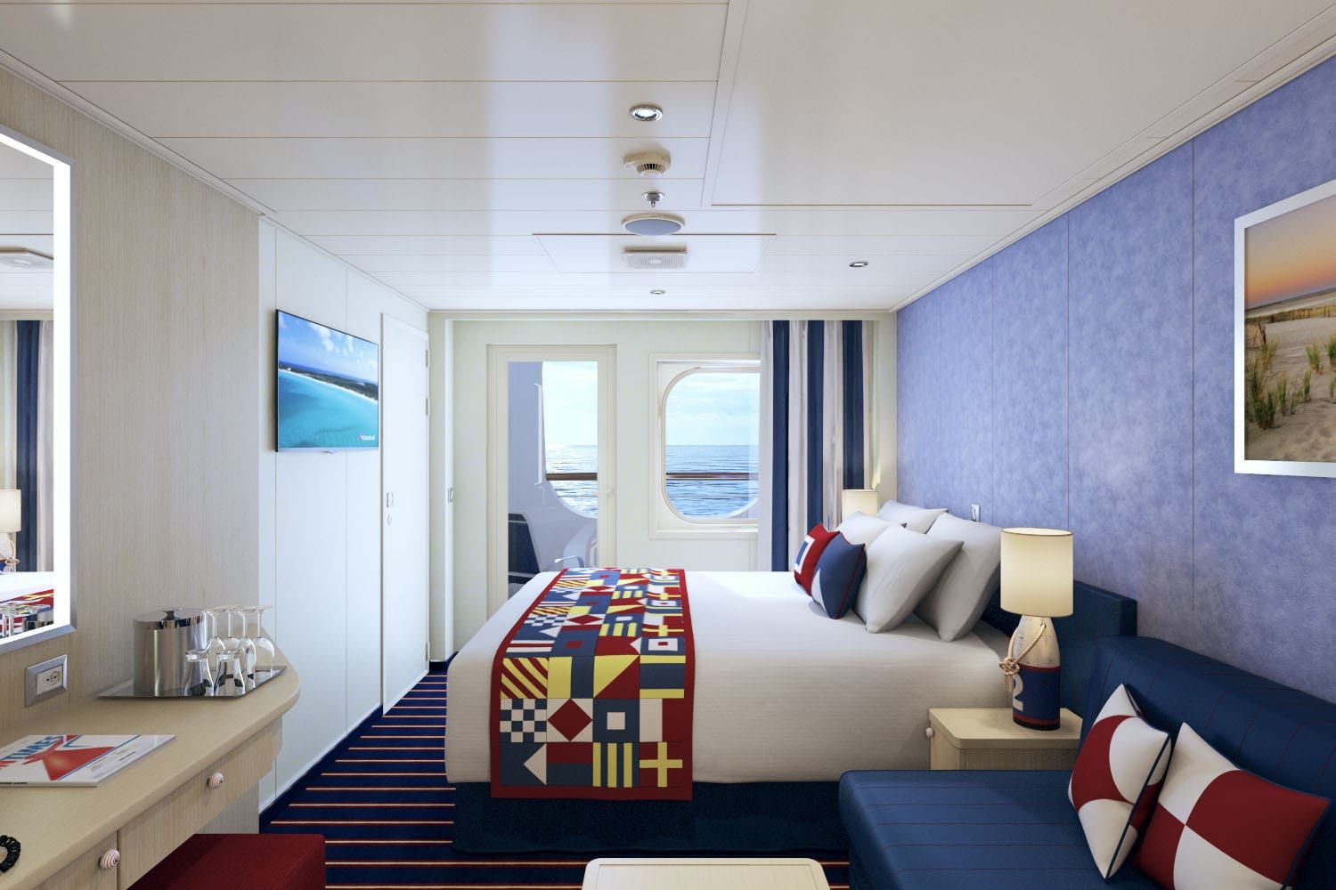 Carnival Vista Family Harbor Cove Balcony (FM) cabin