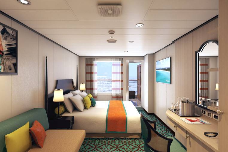 Carnival Horizon Havana Aft-View Extended Balcony (HI) cabin, photo 5 of 7