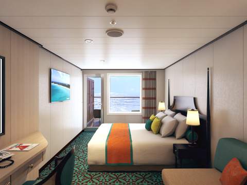 Carnival Horizon Havana Aft-View Extended Balcony (HI) cabin, photo 6 of 7 Carnival Horizon Havana Aft-View Extended Balcony (HI) cabin, photo 6 of 7