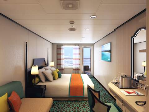 Carnival Horizon Havana Aft-View Extended Balcony (HI) cabin, photo 7 of 7 Carnival Horizon Havana Aft-View Extended Balcony (HI) cabin, photo 7 of 7