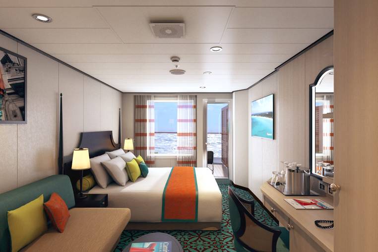 Carnival Horizon Havana Aft-View Extended Balcony (HI) cabin, photo 2 of 7
