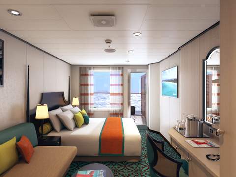 Carnival Horizon Havana Aft-View Extended Balcony (HI) cabin, photo 2 of 7 Carnival Horizon Havana Aft-View Extended Balcony (HI) cabin, photo 2 of 7
